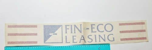 Adesivo fin eco leasing - adesivo,